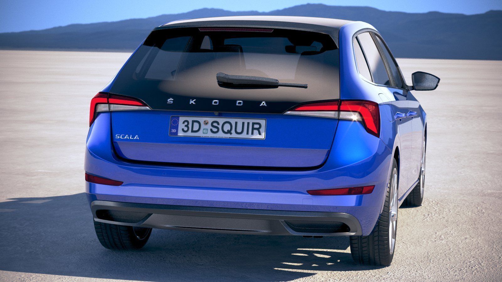 Skoda Scala 2019 3D model_5