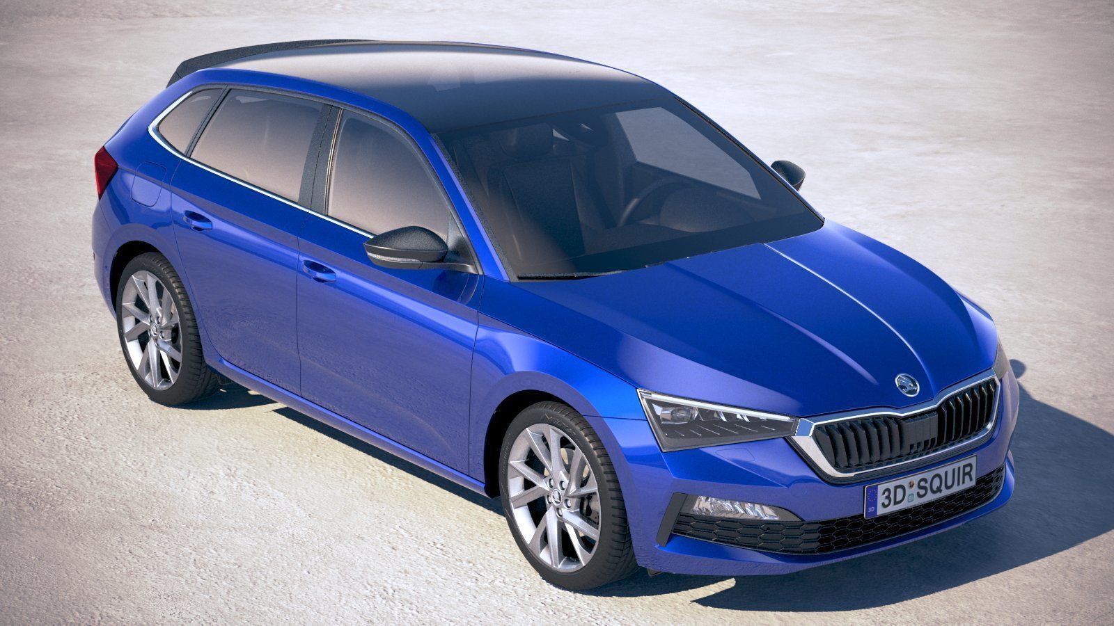 Skoda Scala 2019 3D model_11