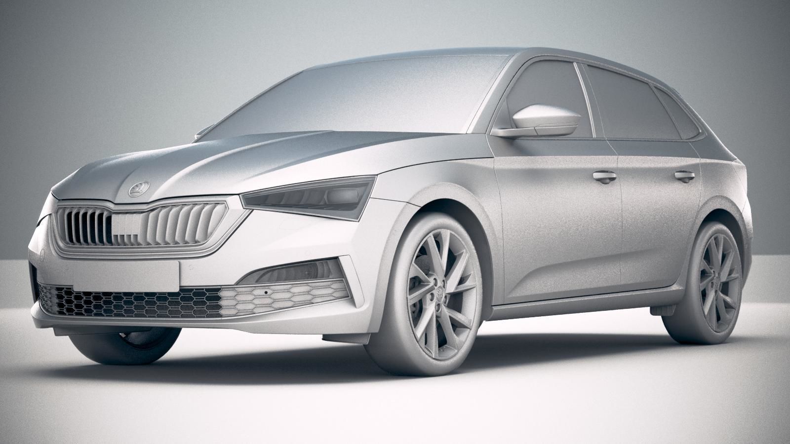 Skoda Scala 2019 3D model_22