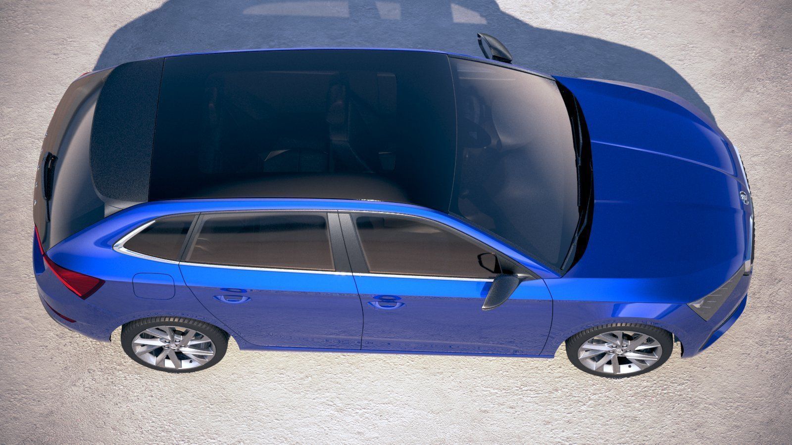 Skoda Scala 2019 3D model_7