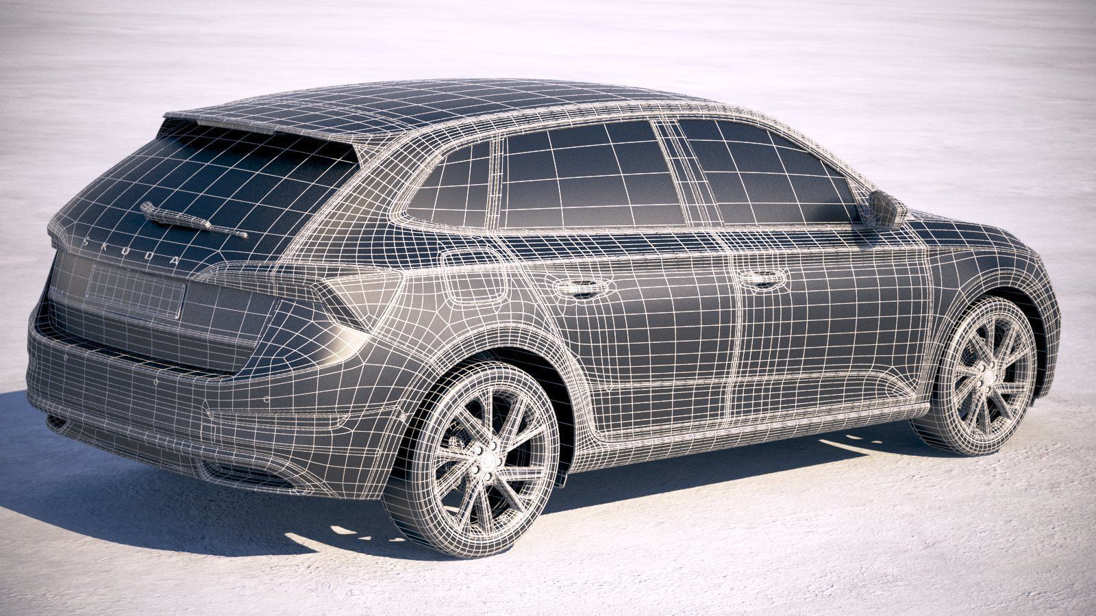 Skoda Scala 2019 3D model_27