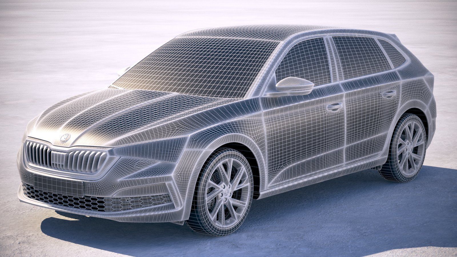 Skoda Scala 2019 3D model_24