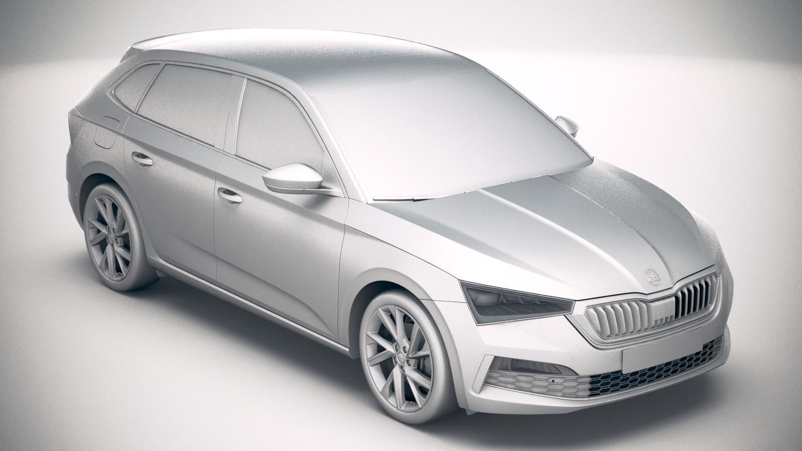 Skoda Scala 2019 3D model_21