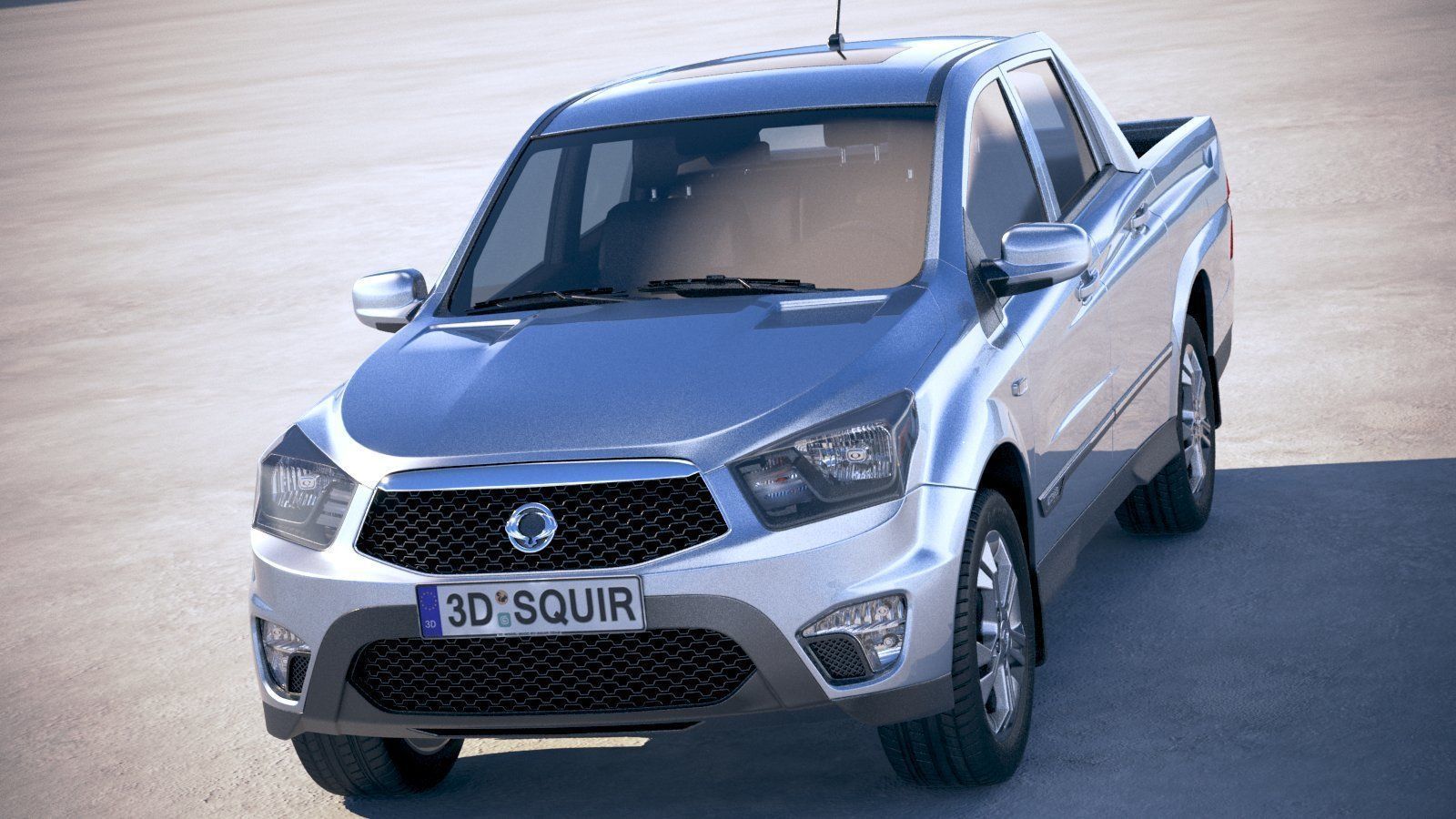SsangYong Action Sports 2013-2018 3D model_1