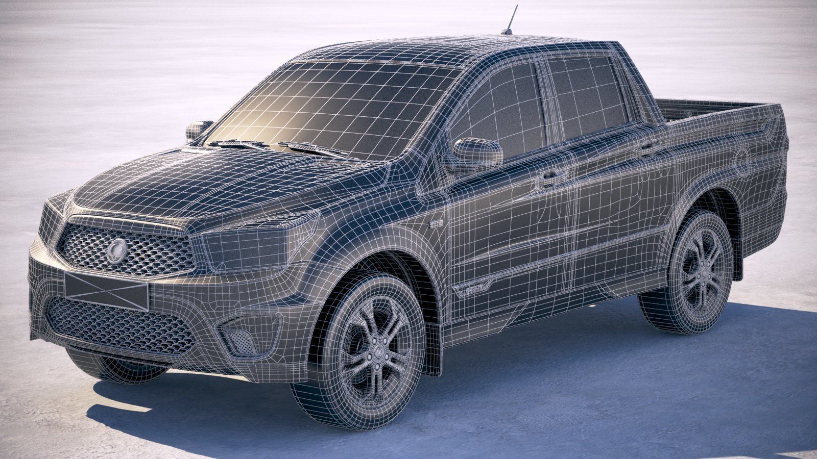 SsangYong Action Sports 2013-2018 3D model_19