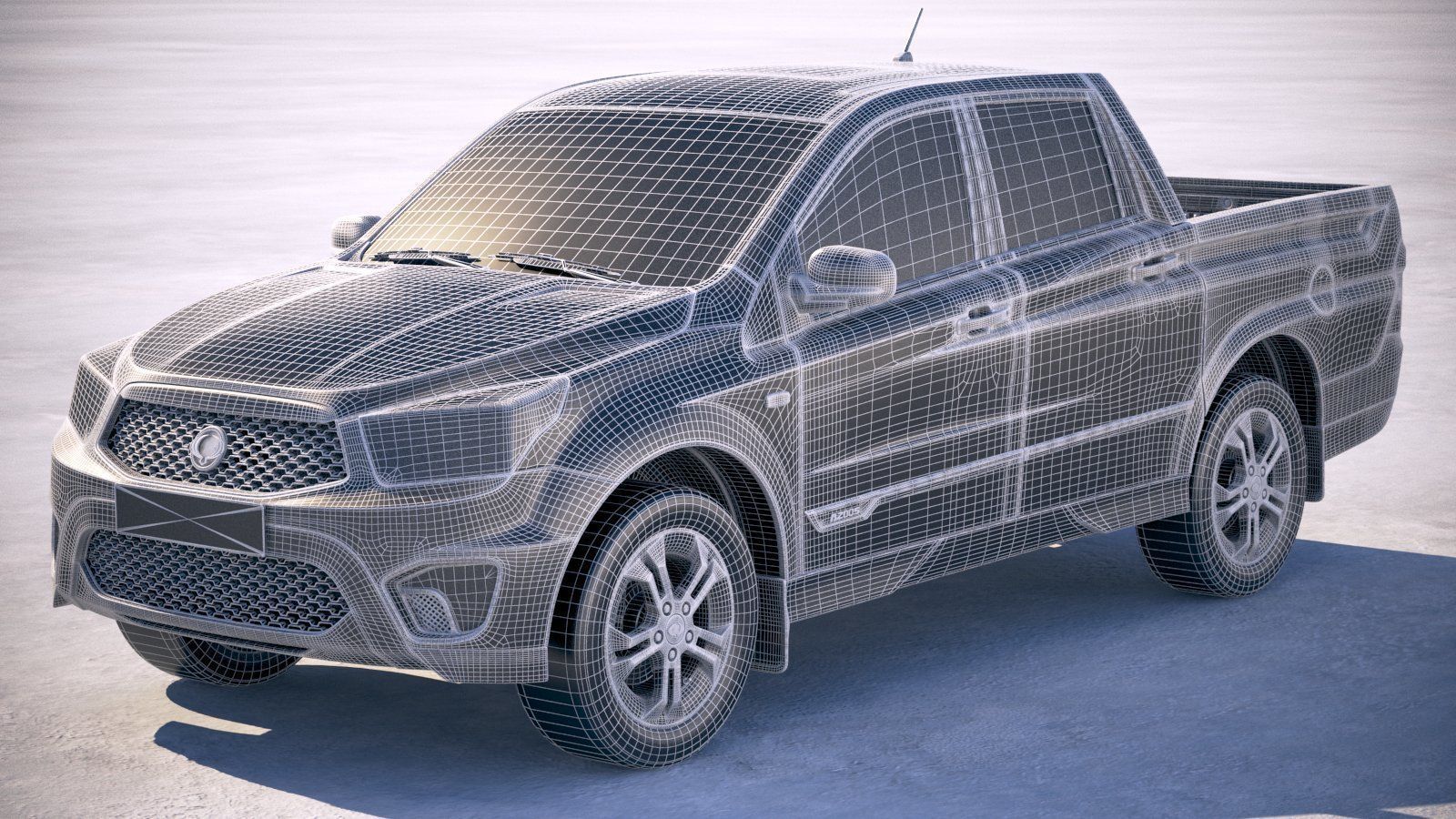 SsangYong Action Sports 2013-2018 3D model_17