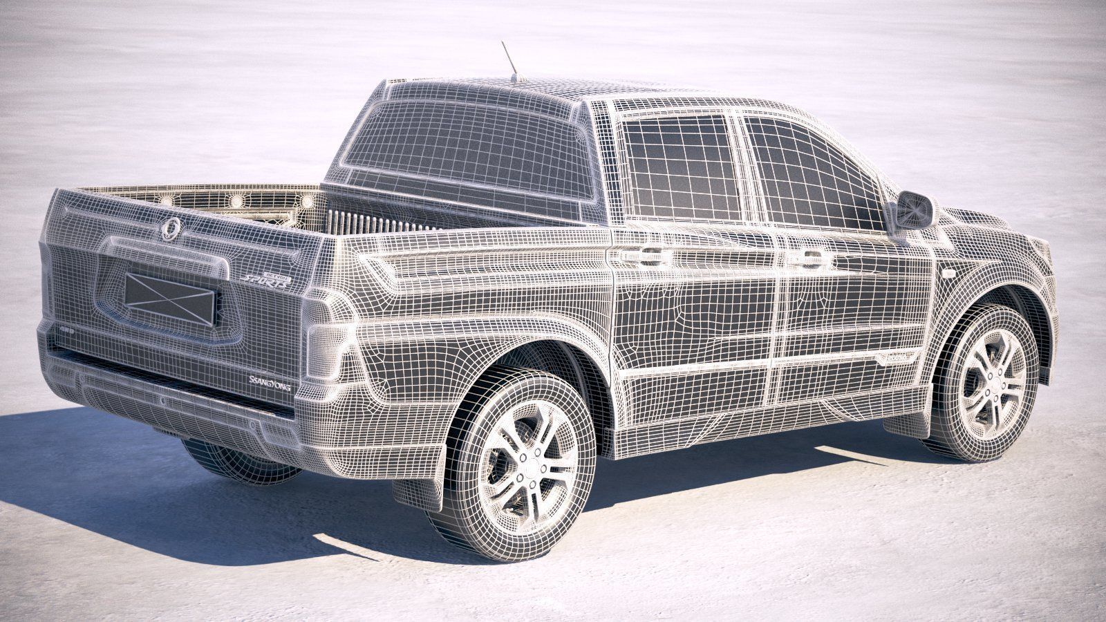 SsangYong Action Sports 2013-2018 3D model_18