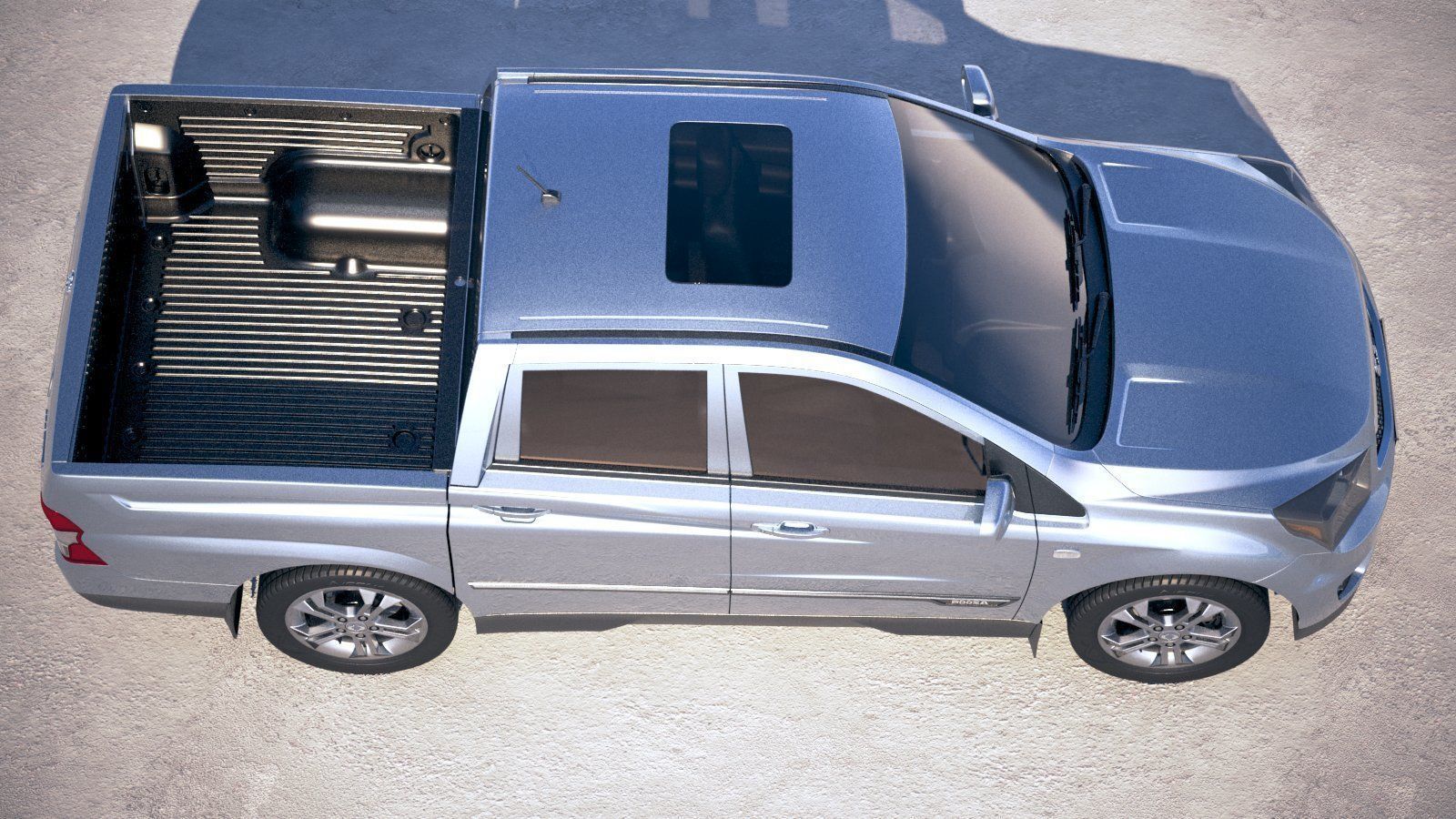 SsangYong Action Sports 2013-2018 3D model_7