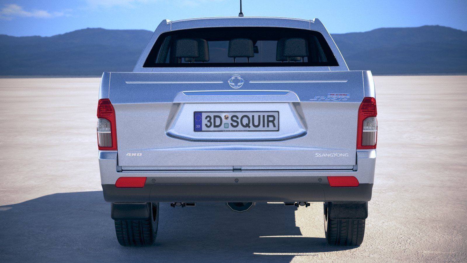 SsangYong Action Sports 2013-2018 3D model_10