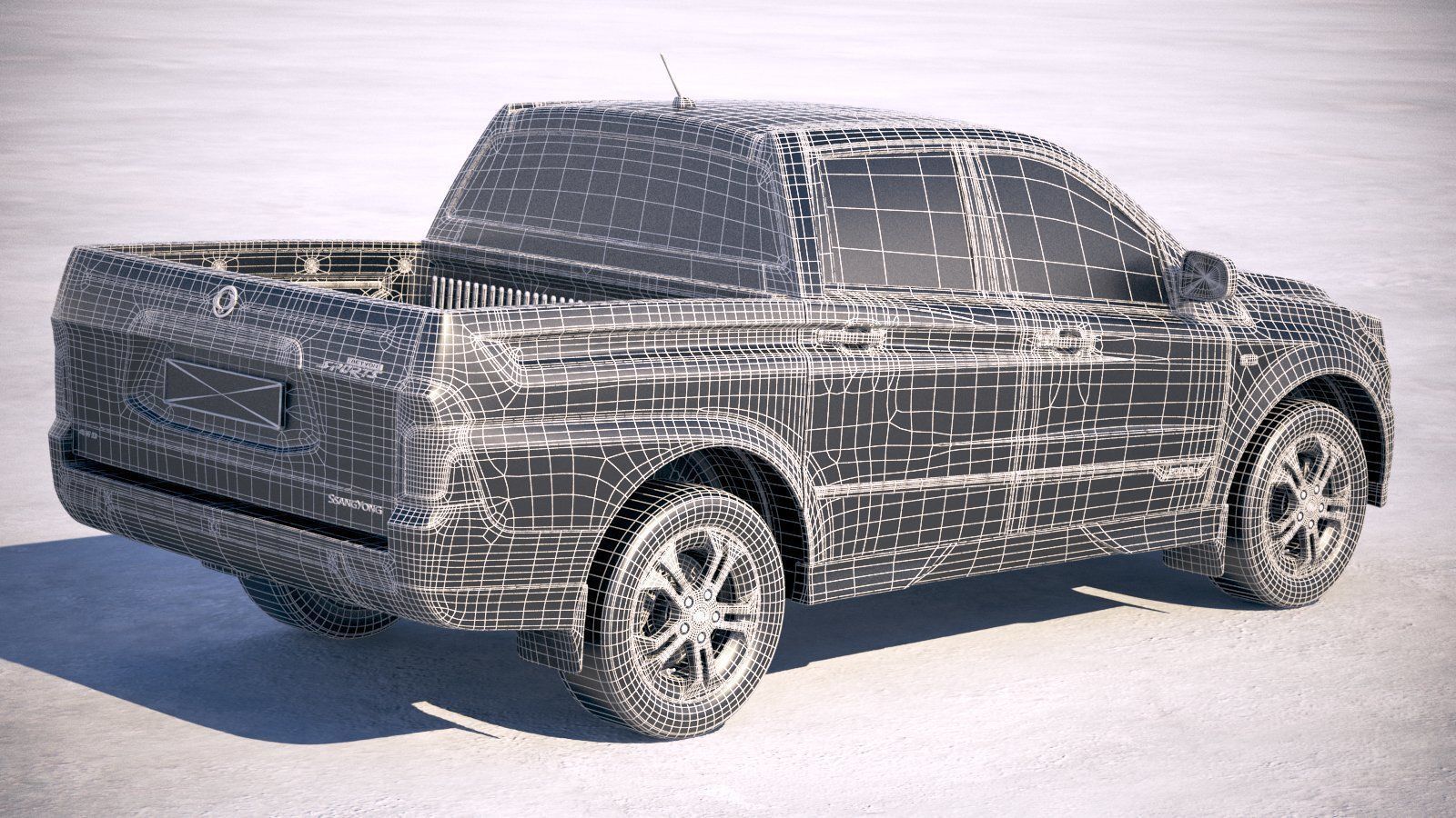 SsangYong Action Sports 2013-2018 3D model_20