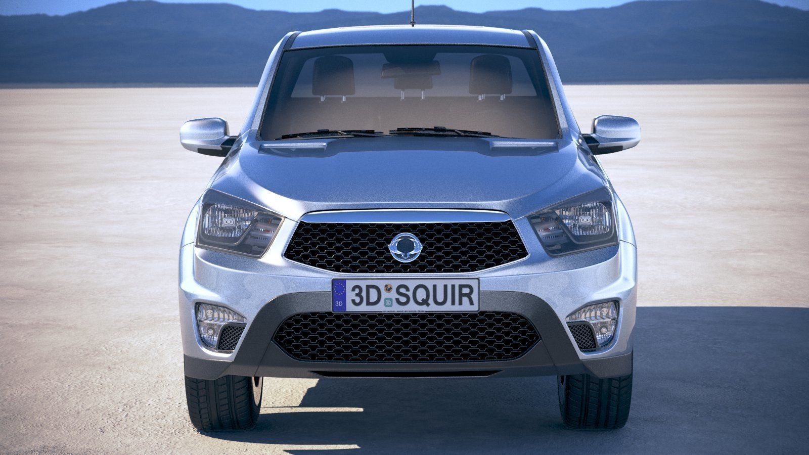 SsangYong Action Sports 2013-2018 3D model_9
