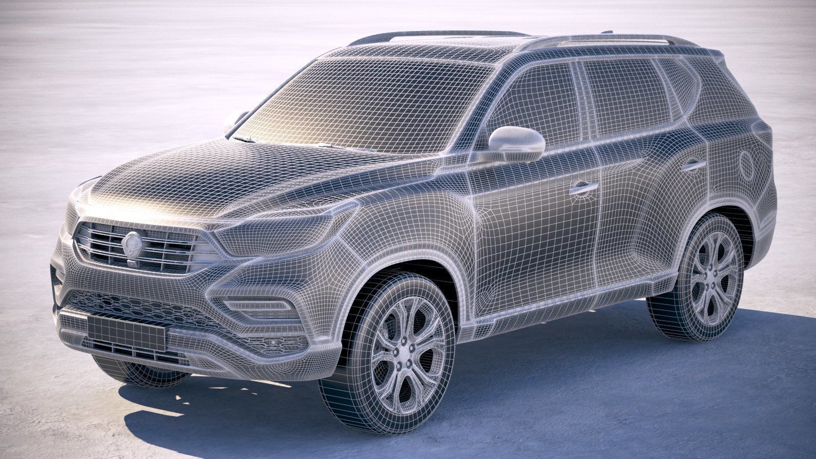 SsangYong Rexton 2018 3D model_17