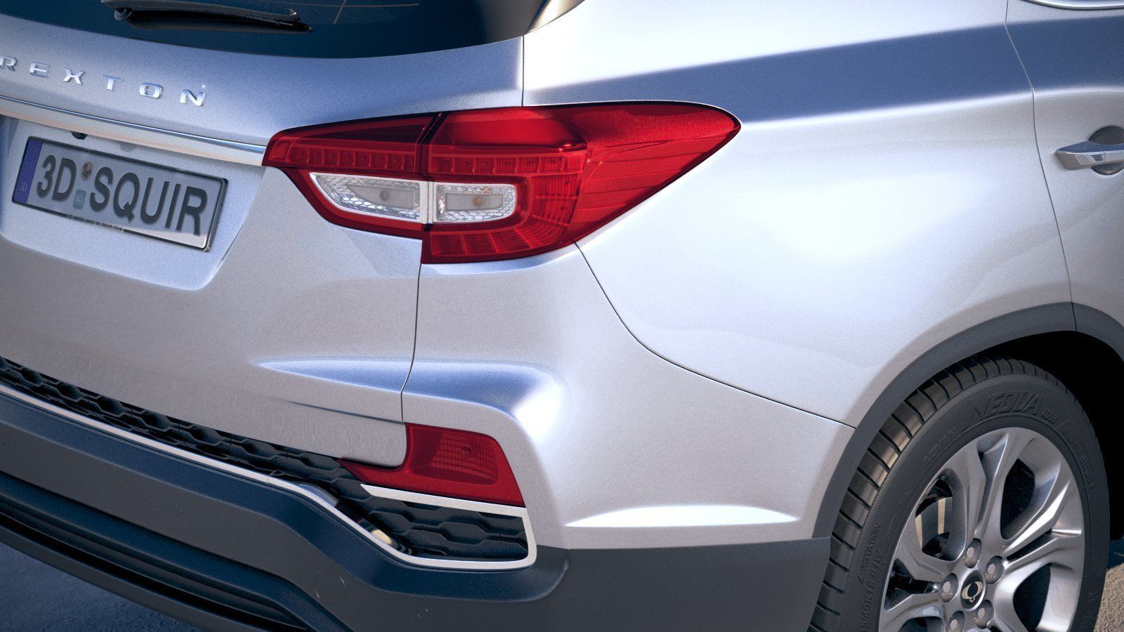 SsangYong Rexton 2018 3D model_3