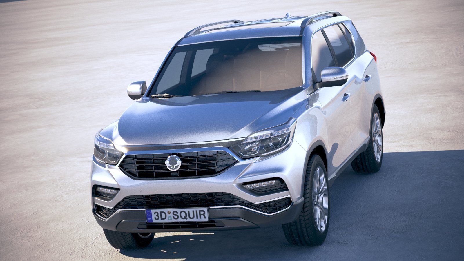 SsangYong Rexton 2018 3D model_1