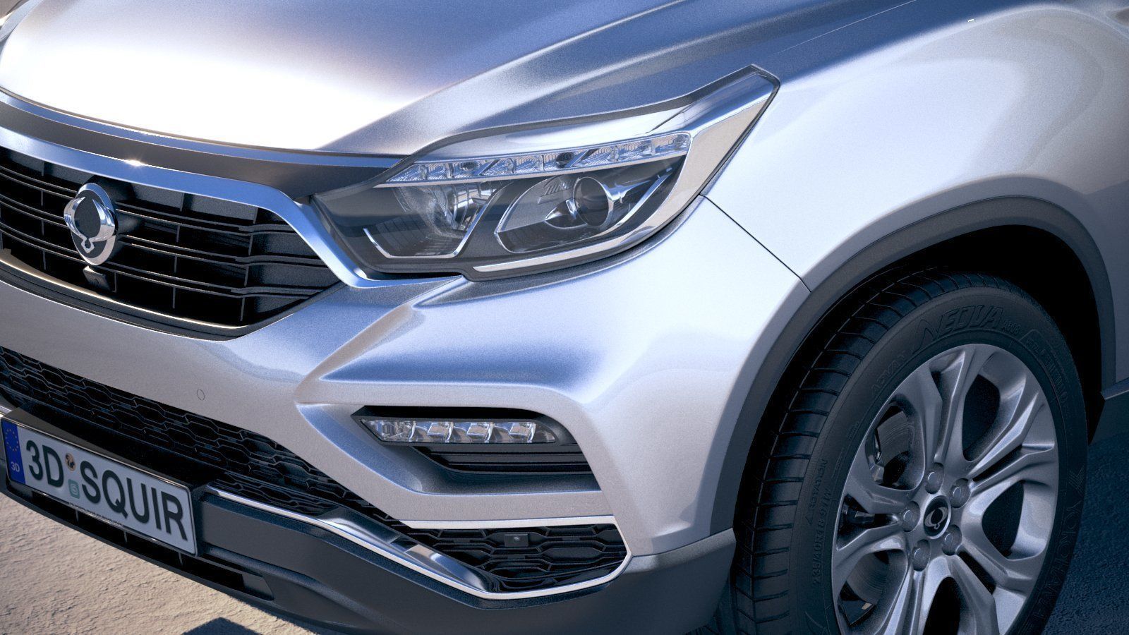 SsangYong Rexton 2018 3D model_2