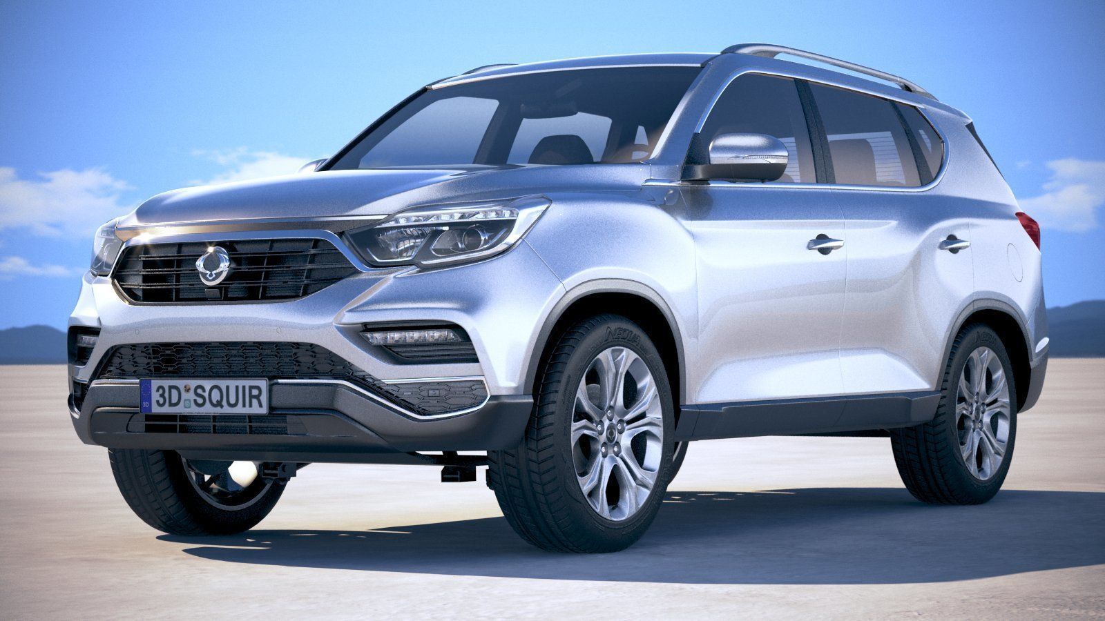 SsangYong Rexton 2018 3D model_12