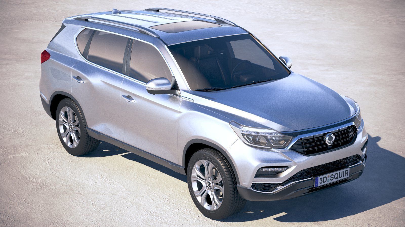 SsangYong Rexton 2018 3D model_11