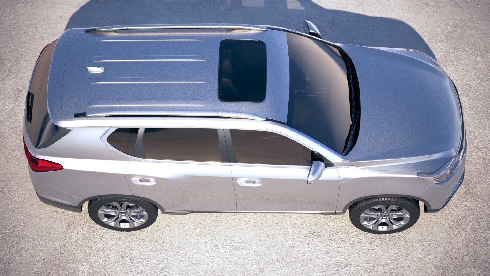 SsangYong Rexton 2018 3D model_7