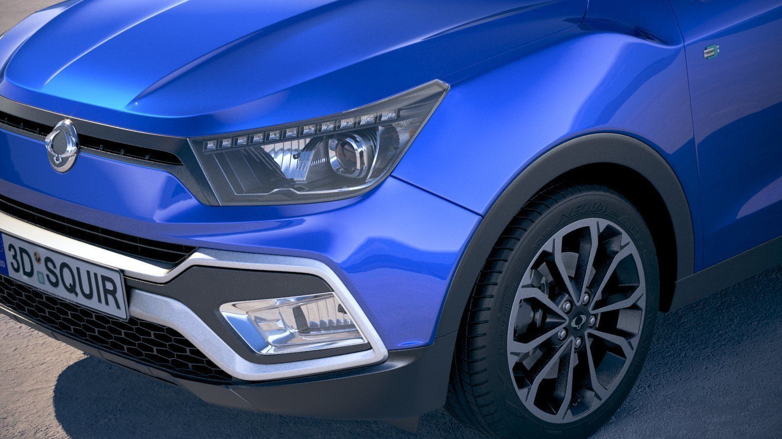 SsangYong XLV 2018 3D model_2