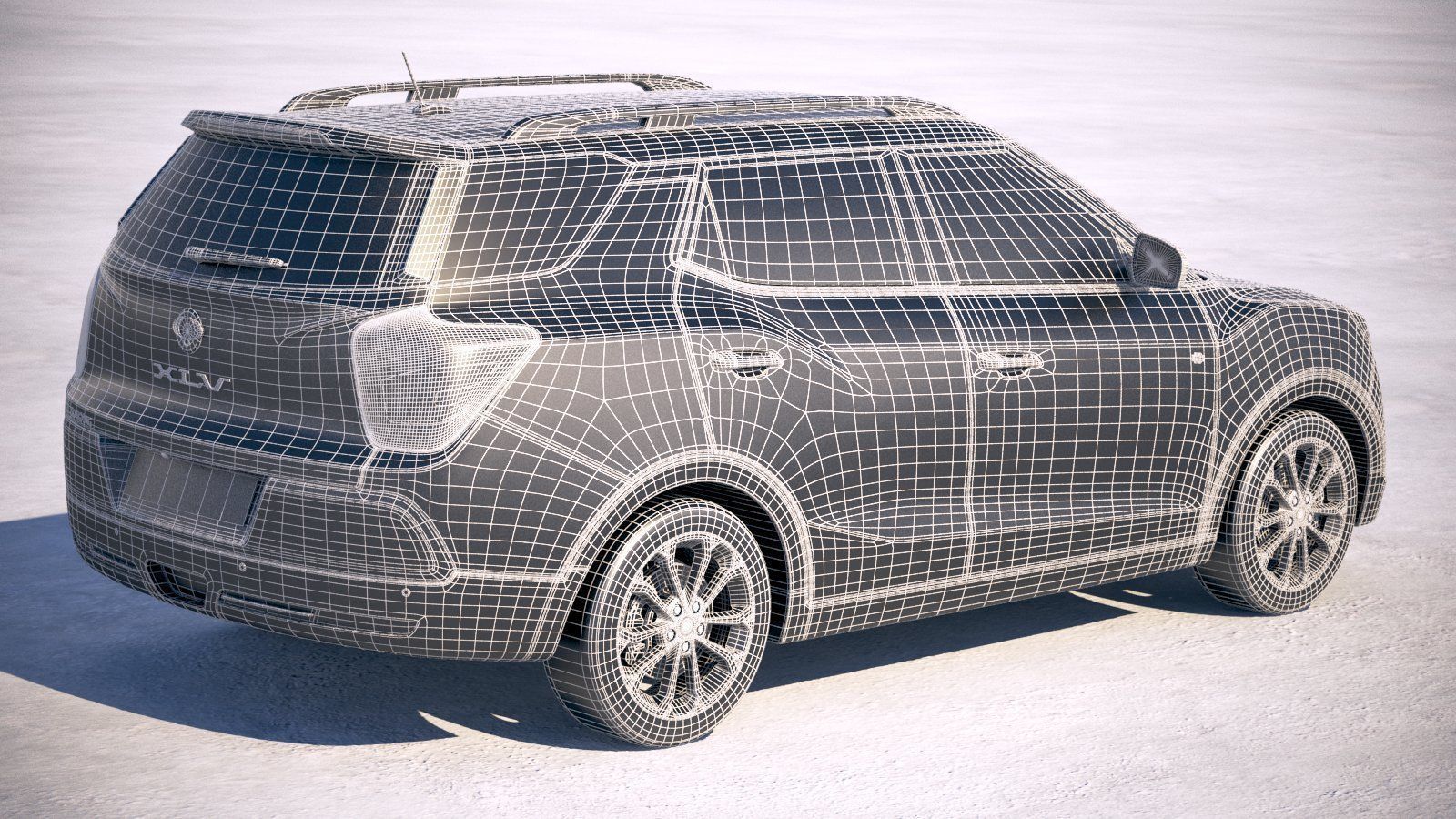 SsangYong XLV 2018 3D model_20