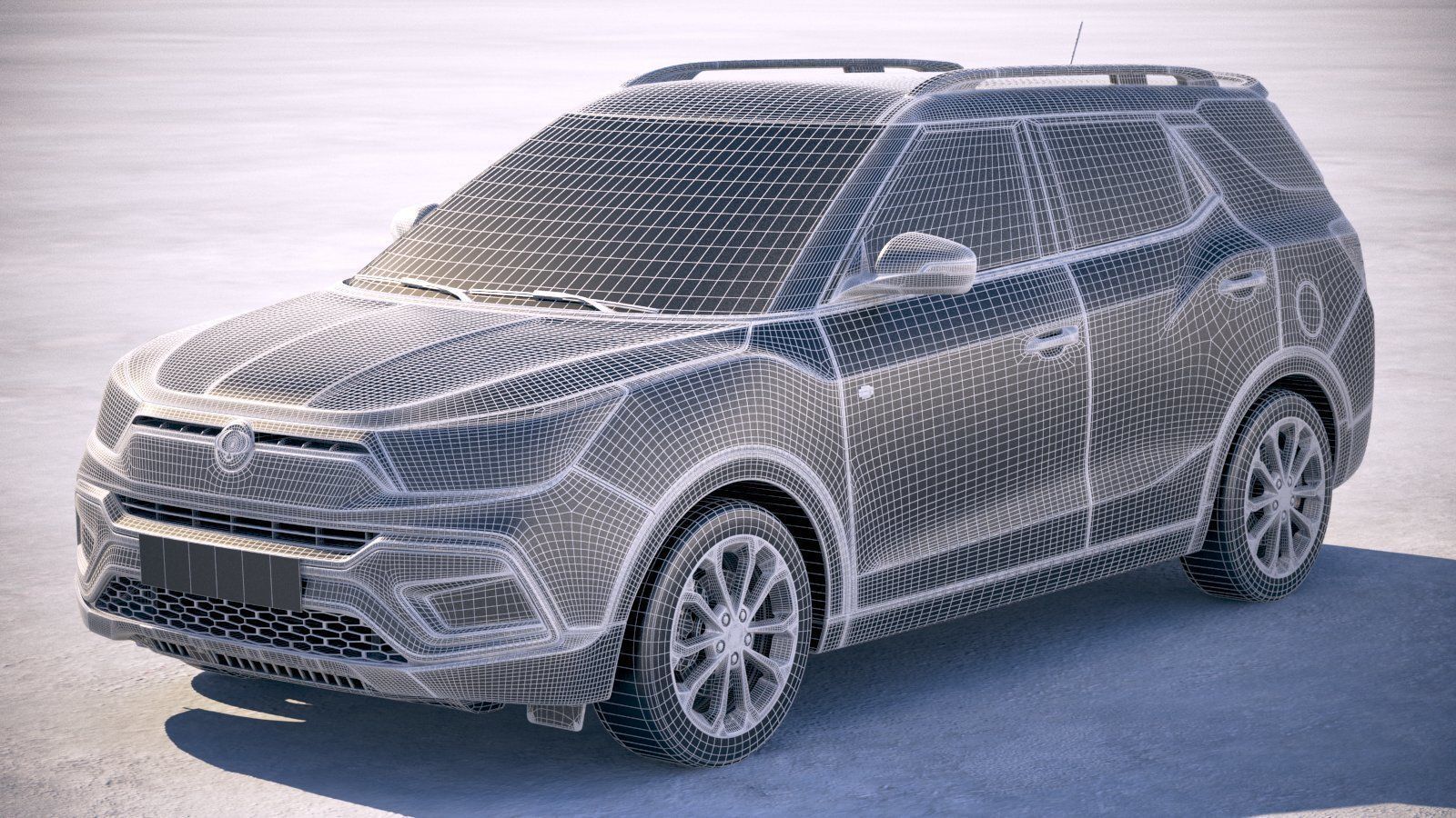 SsangYong XLV 2018 3D model_17