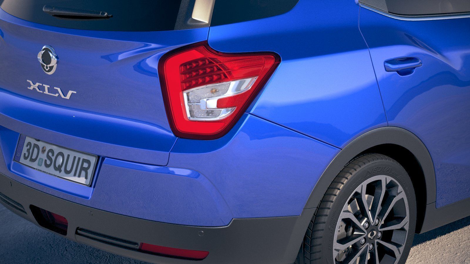 SsangYong XLV 2018 3D model_3