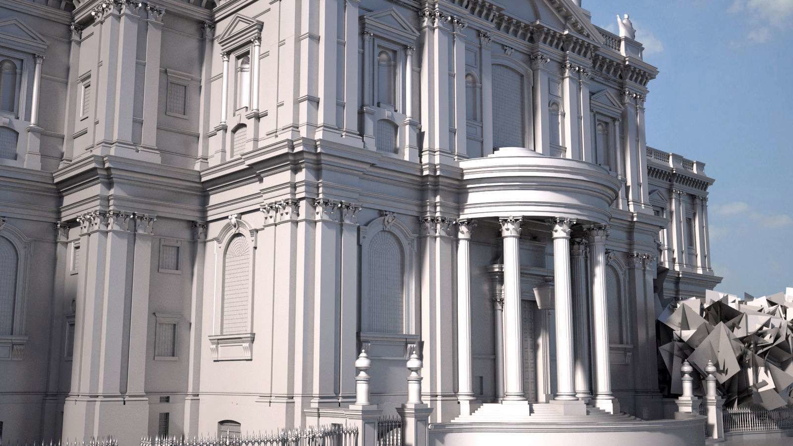St Paul s Cathedral 3D model_18
