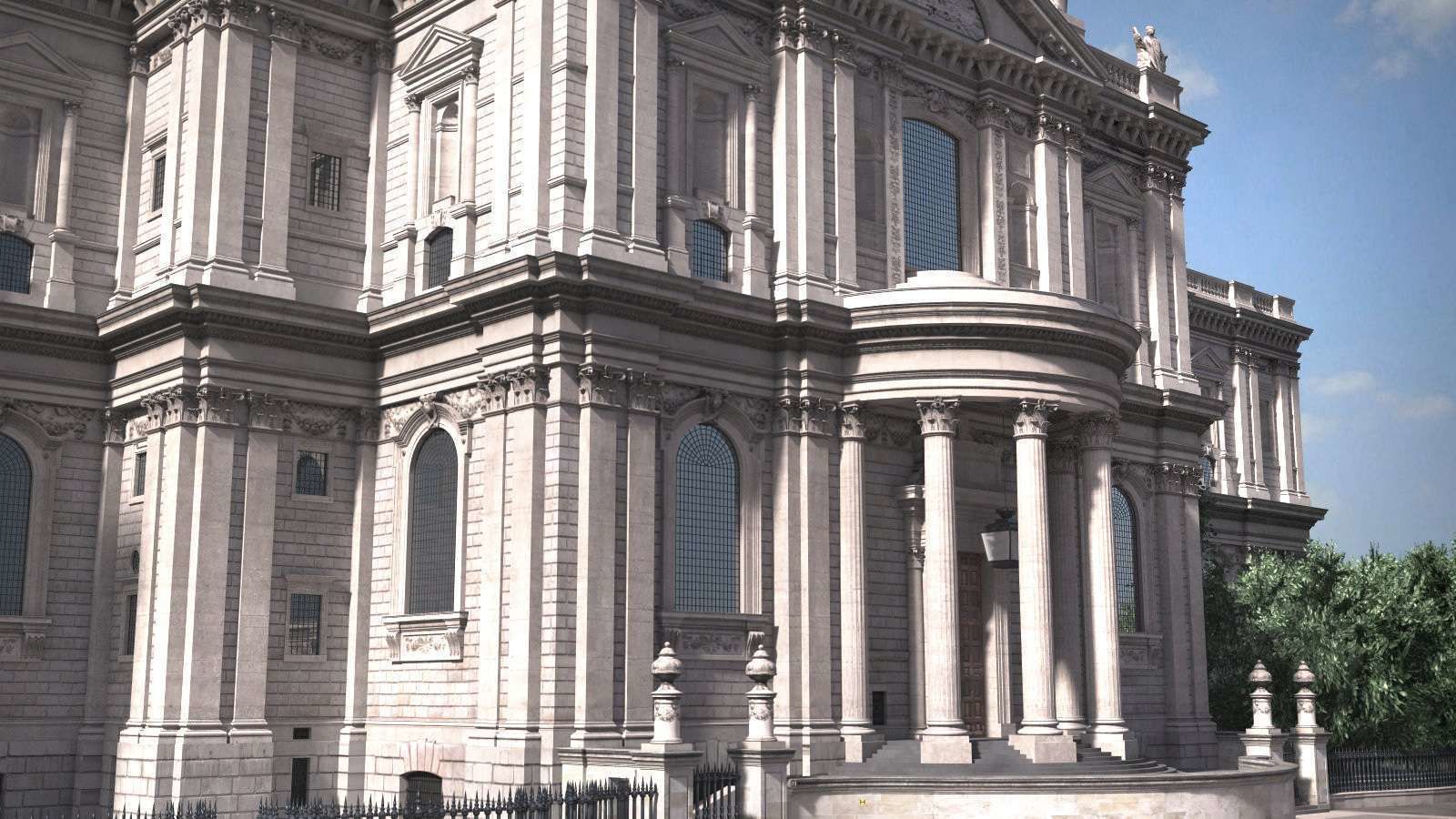 St Paul s Cathedral 3D model_10