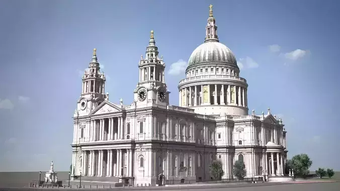 St Paul s Cathedral 3D model