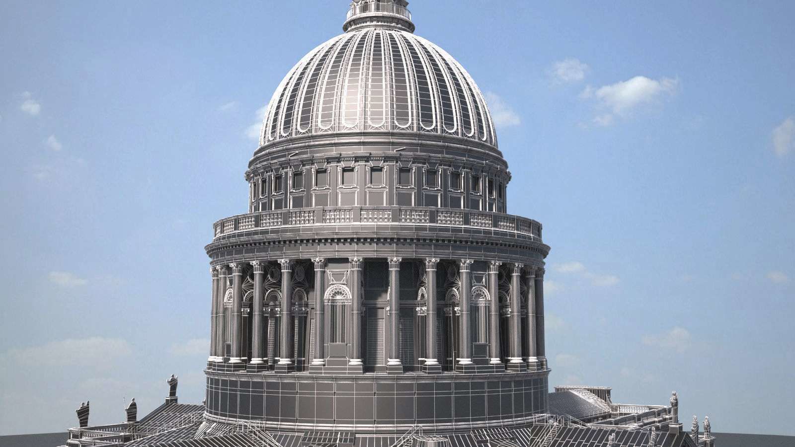 St Paul s Cathedral 3D model_23