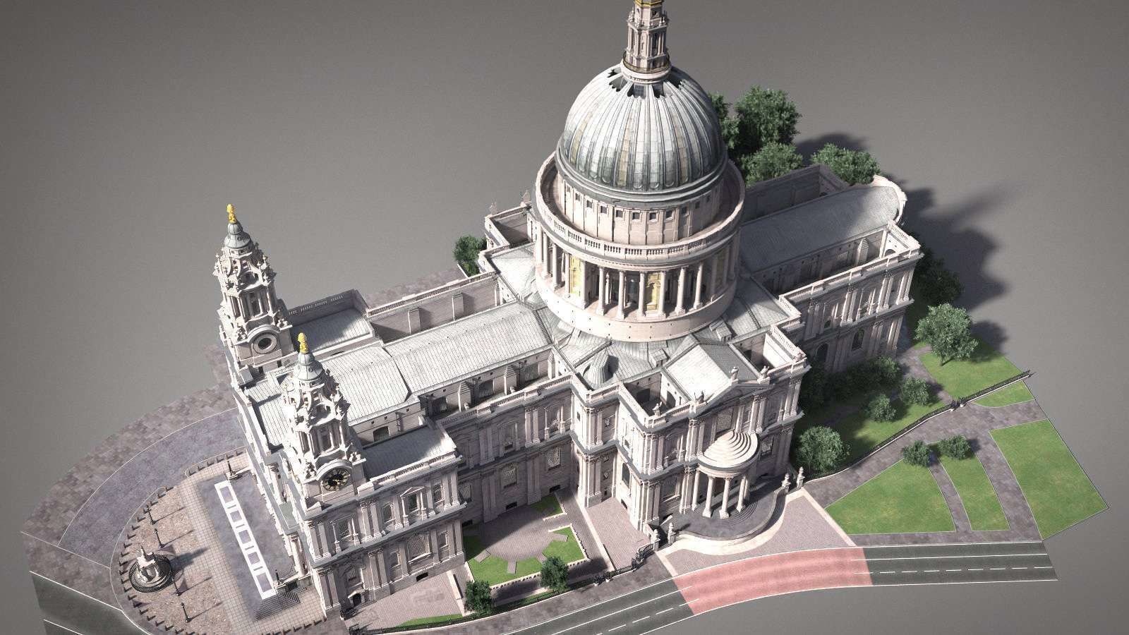 St Paul s Cathedral 3D model_8