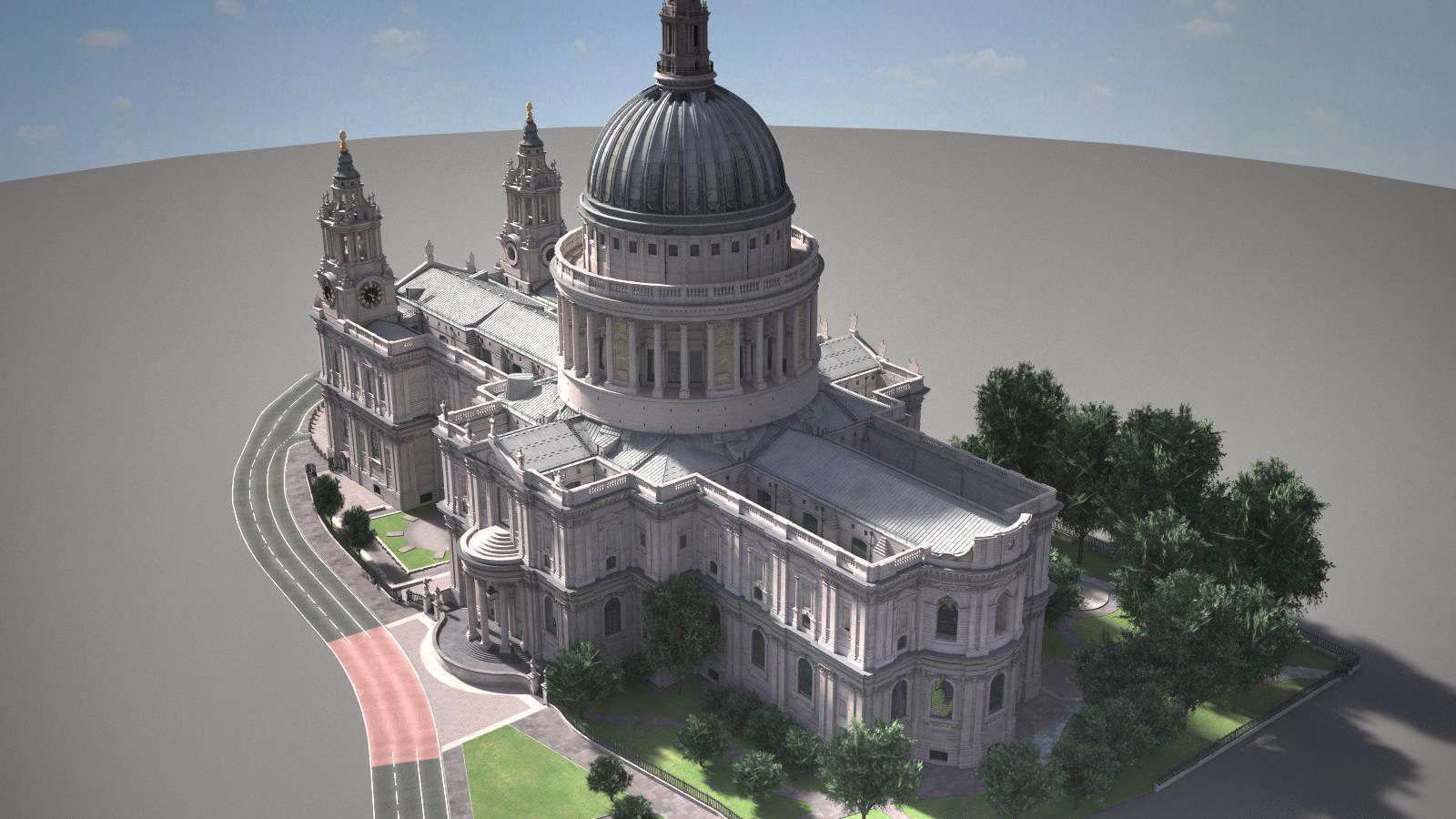 St Paul s Cathedral 3D model_6
