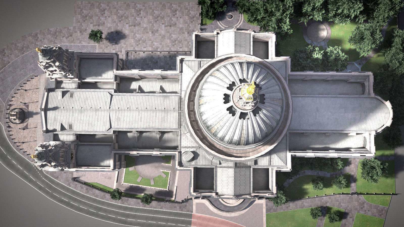 St Paul s Cathedral 3D model_9