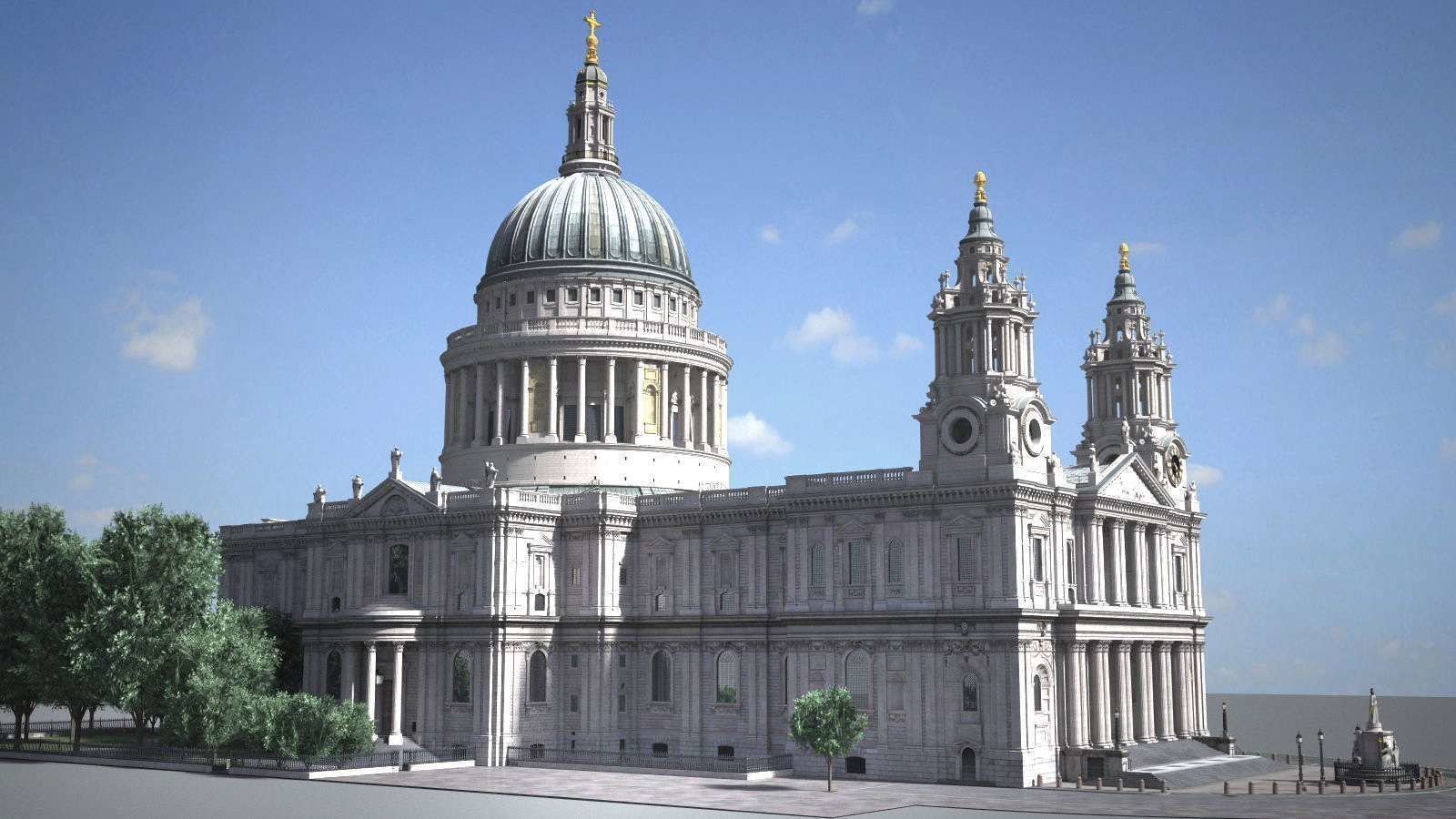 St Paul s Cathedral 3D model_16