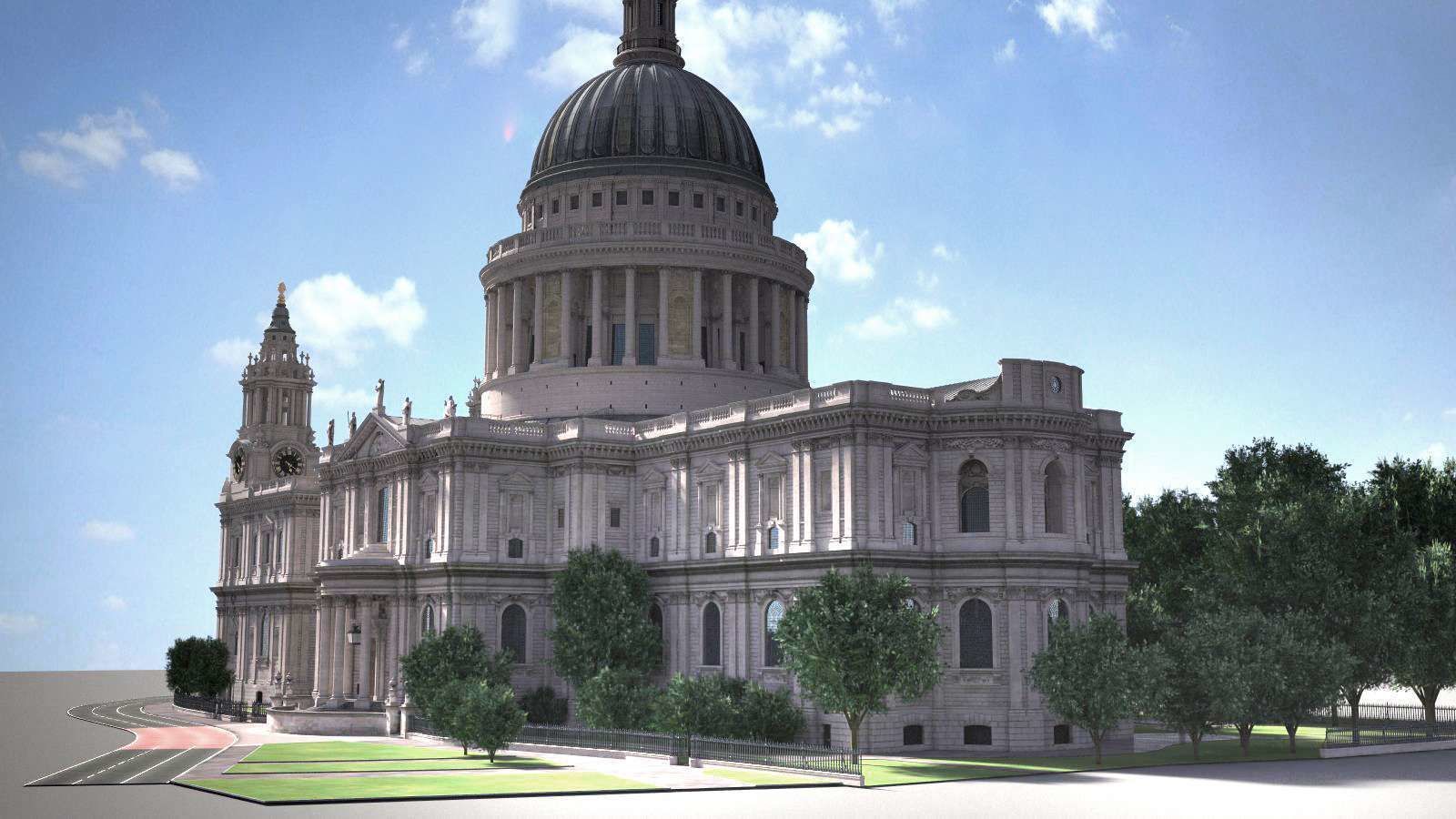 St Paul s Cathedral 3D model_5