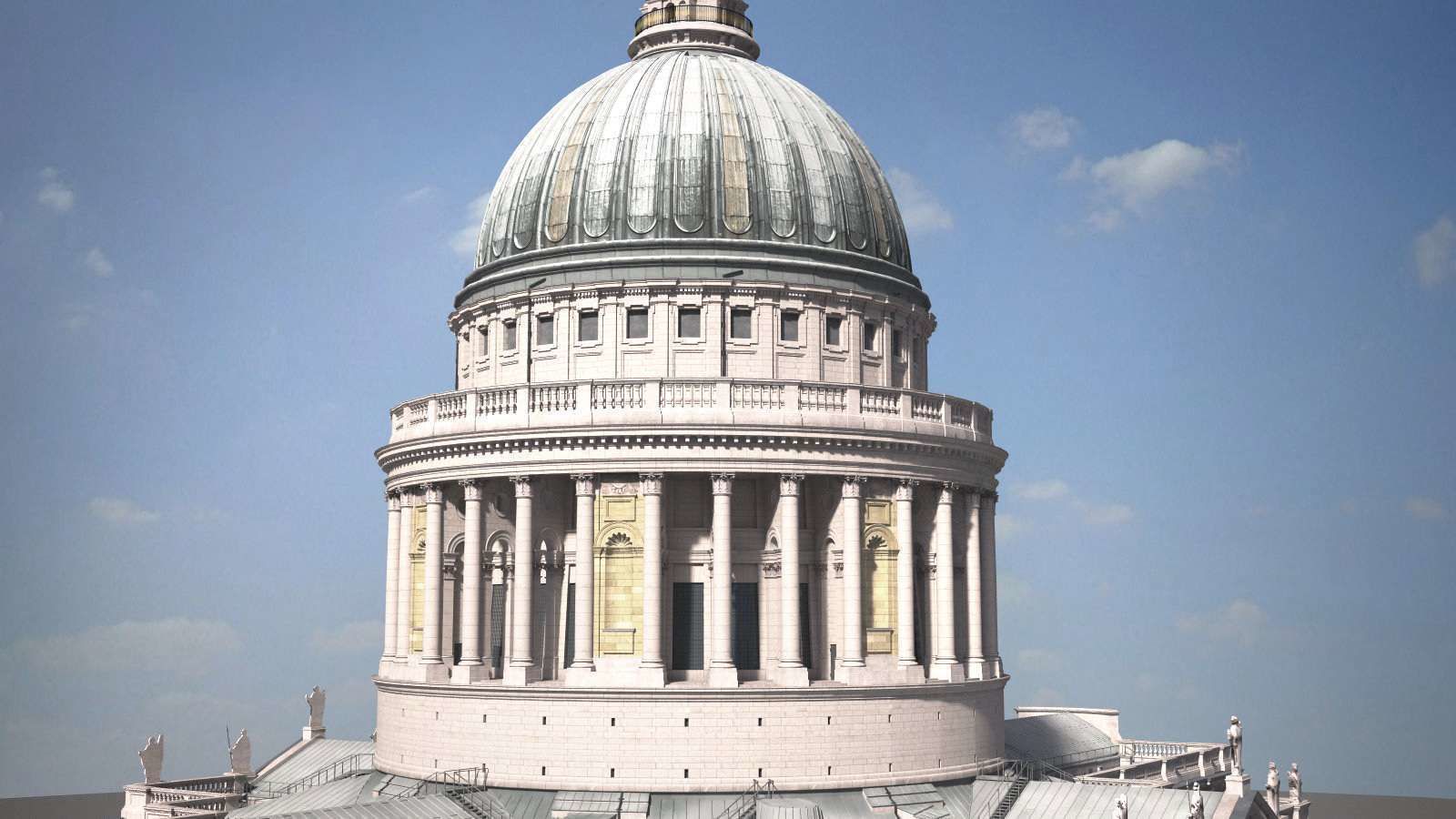 St Paul s Cathedral 3D model_11
