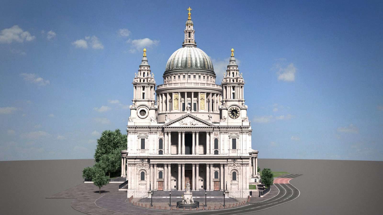St Paul s Cathedral 3D model_1
