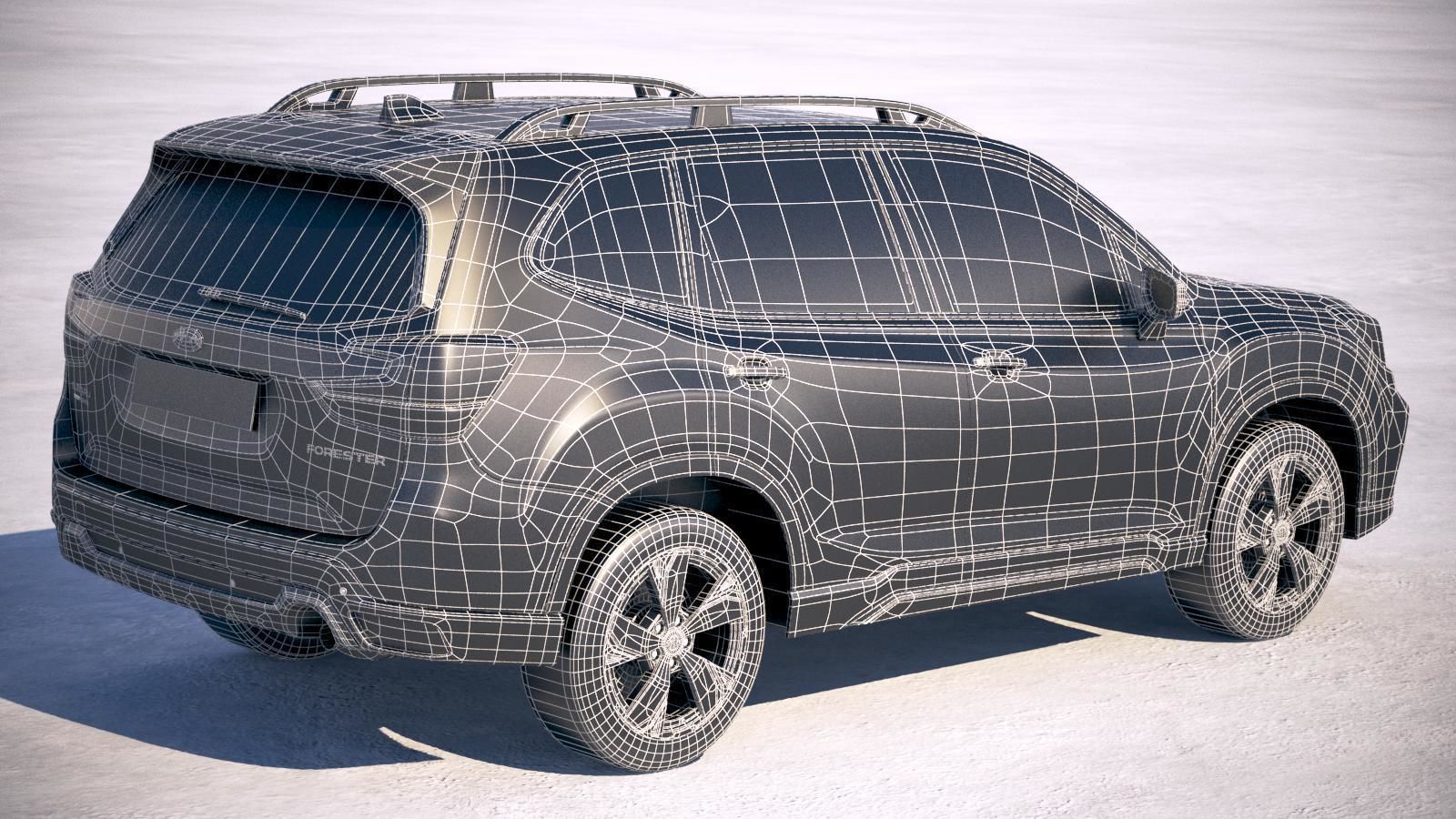 Subaru Forester 2019 3D model_20