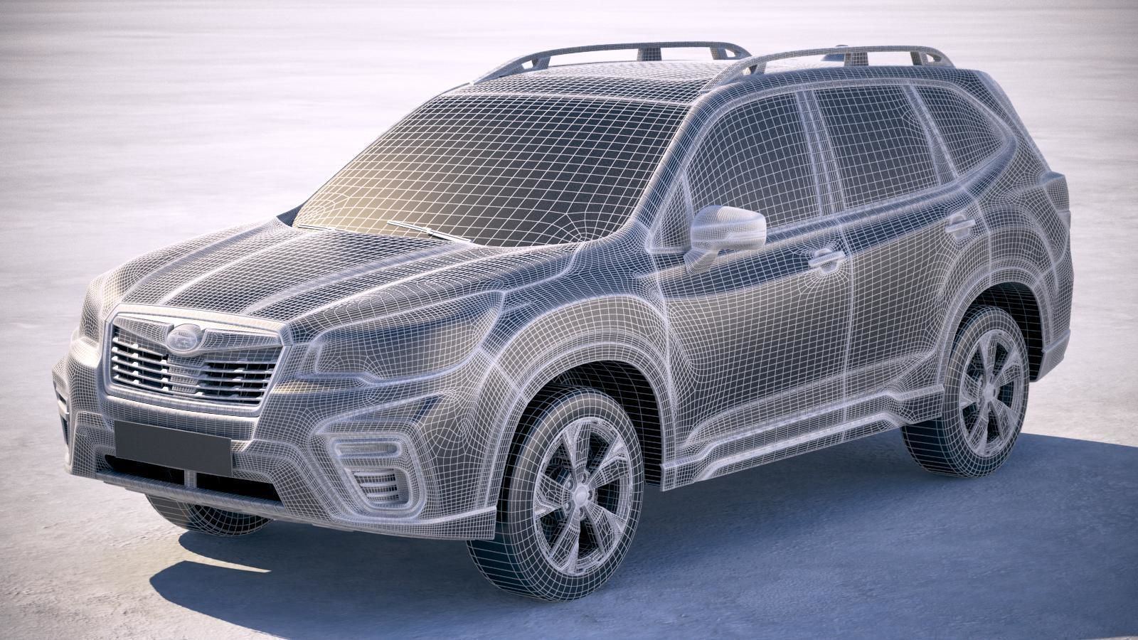 Subaru Forester 2019 3D model_17