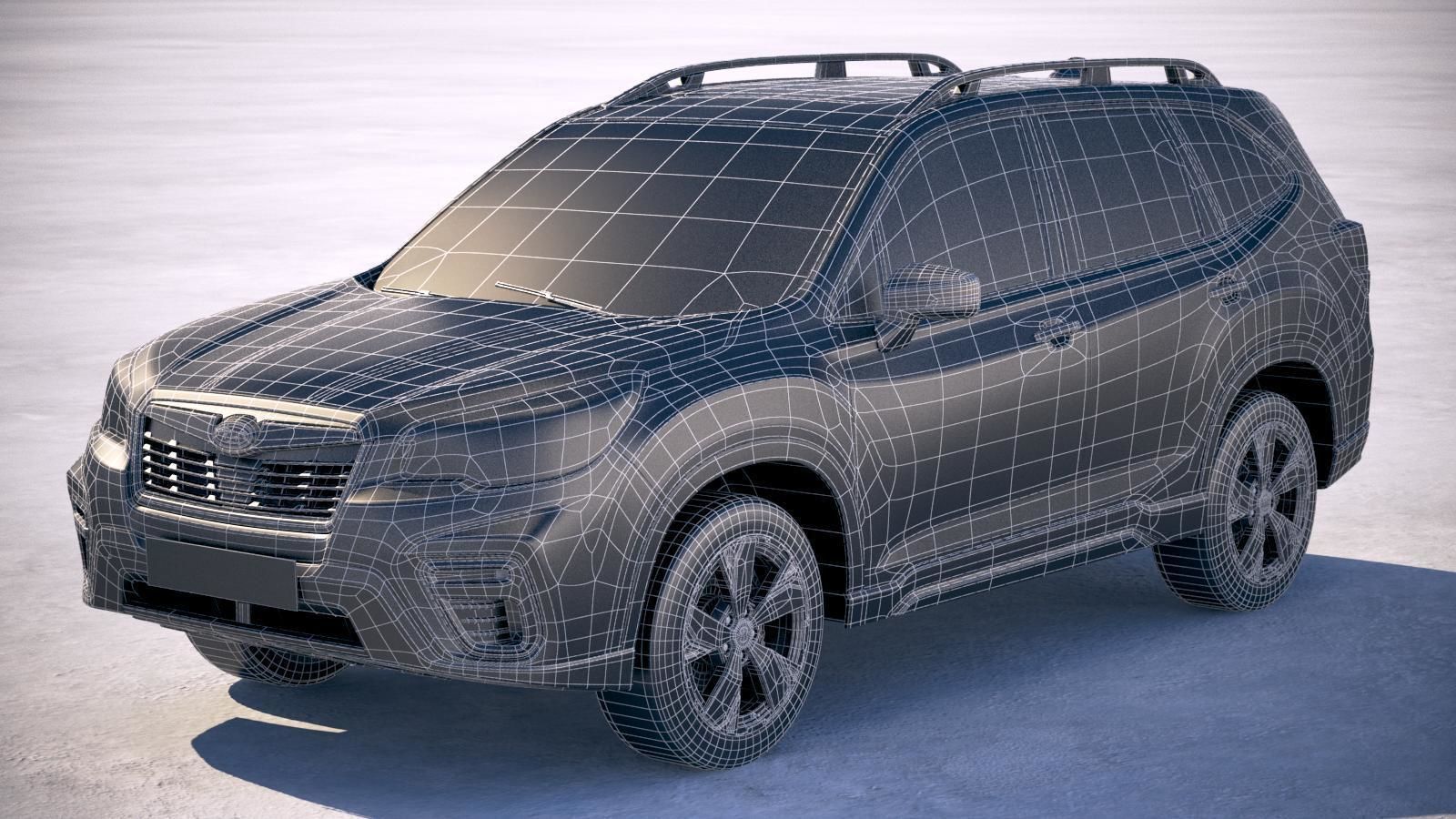 Subaru Forester 2019 3D model_19