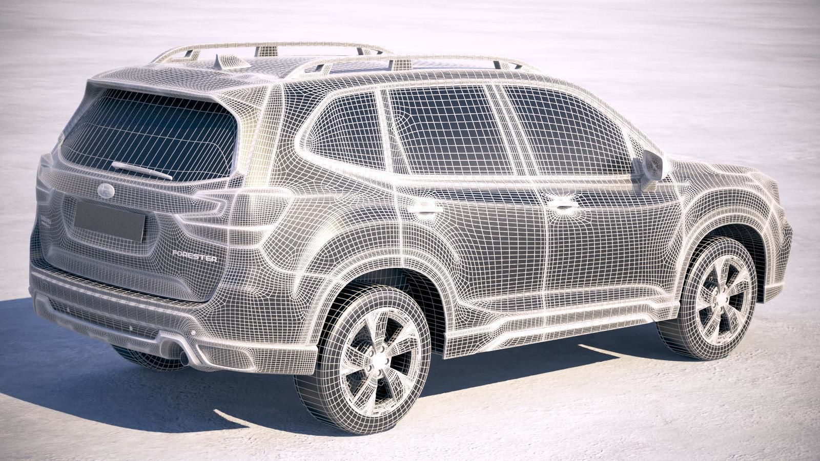 Subaru Forester 2019 3D model_18