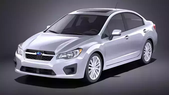 Subaru Impreza 2013 sedan VRAY