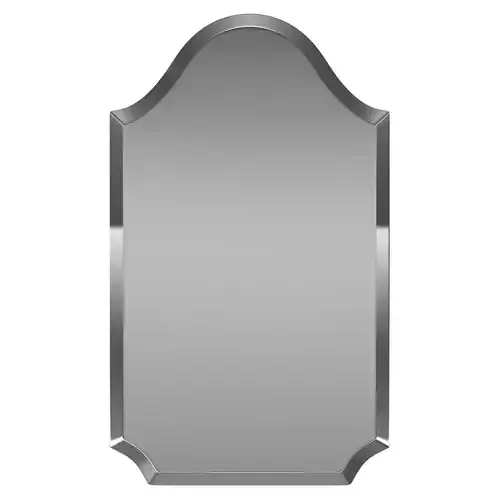 Dariel Tall Arched Scalloped Wall Mirror WRLO6854