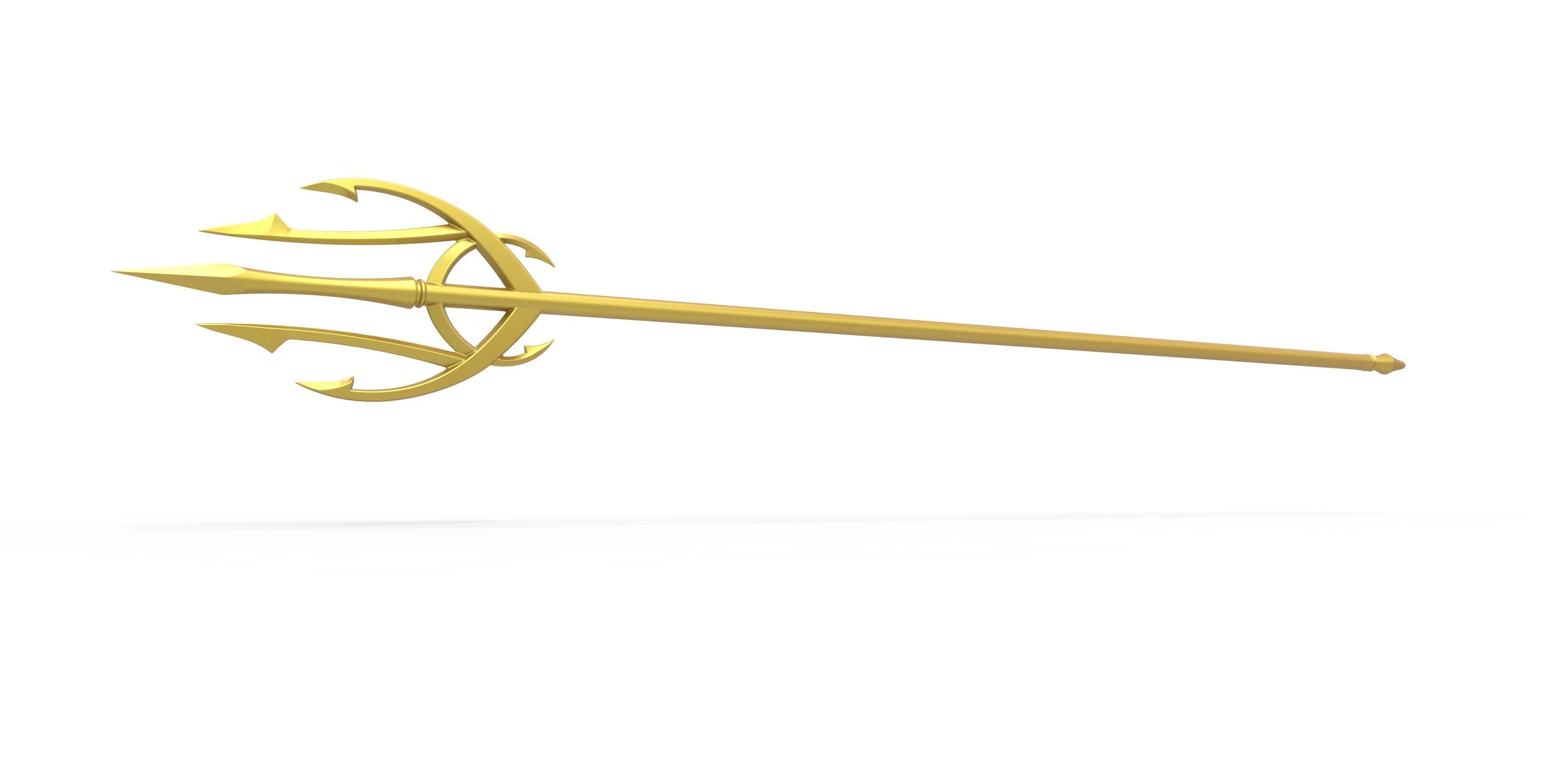 Trident of Mera Queen of Atlantis 3D print model_1