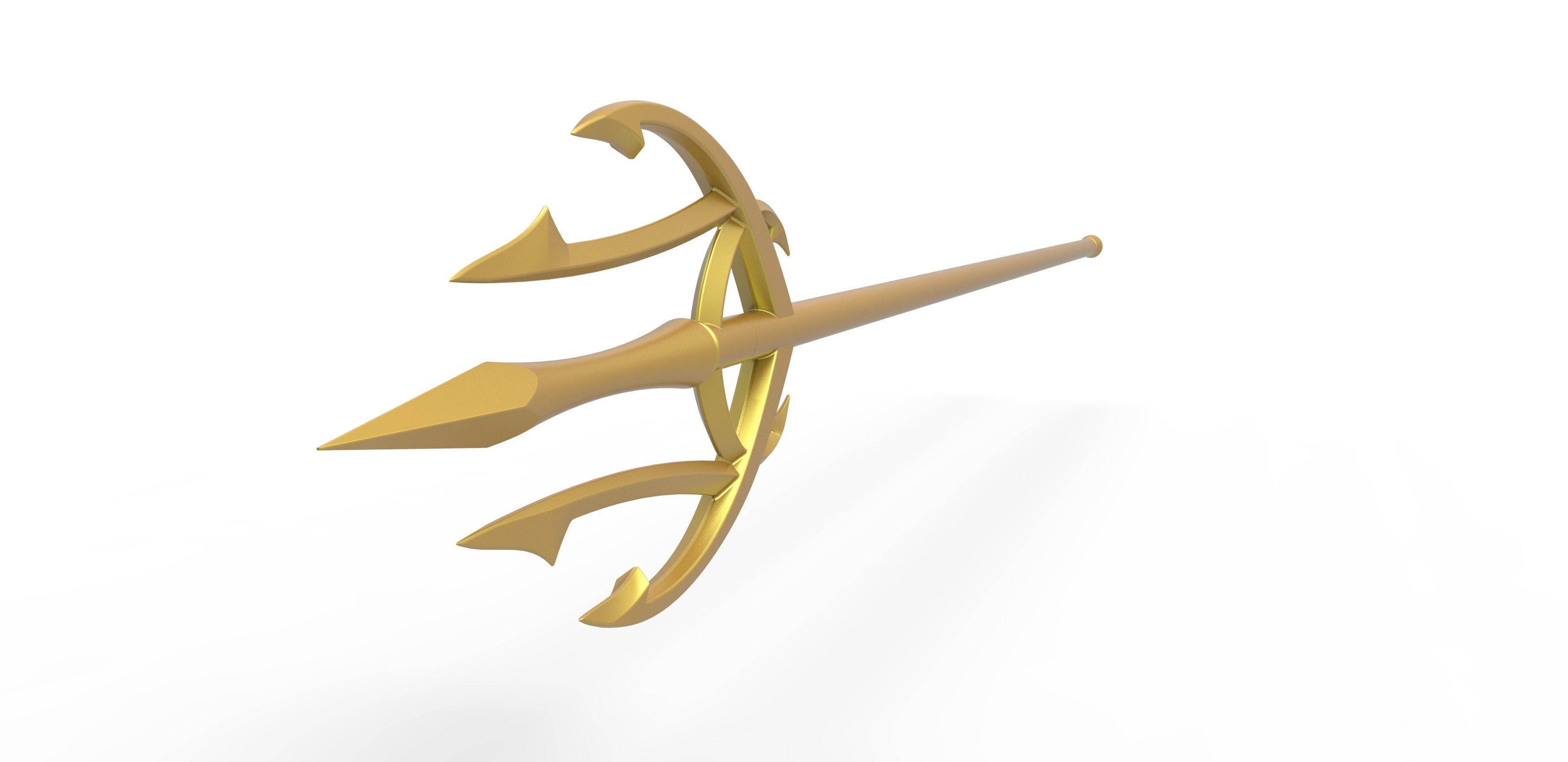 Trident of Mera Queen of Atlantis 3D print model_2
