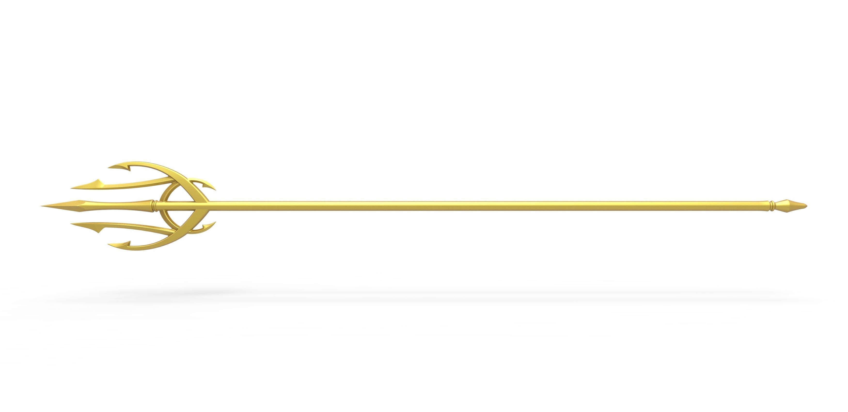 Trident of Mera Queen of Atlantis 3D print model_4