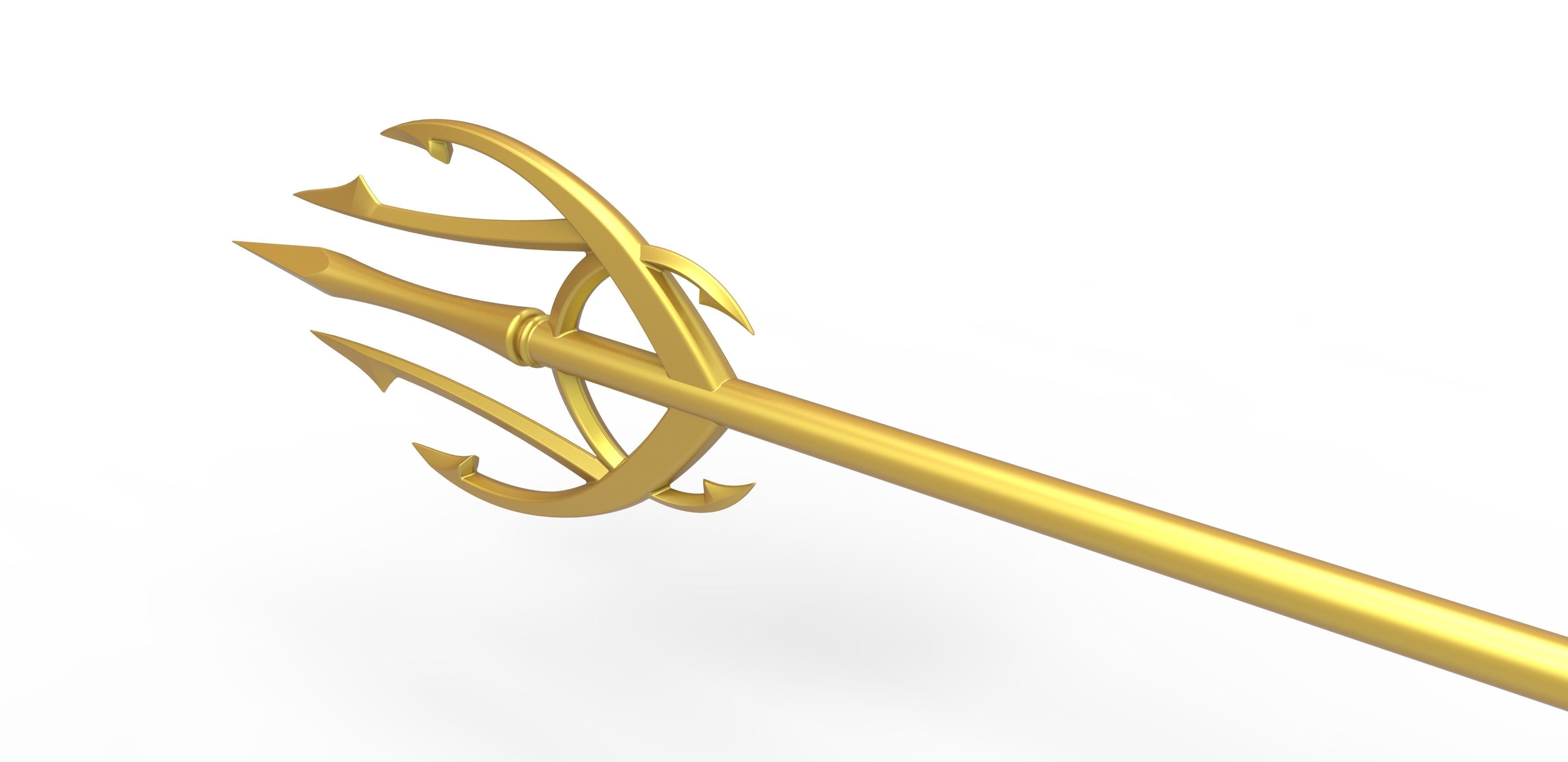 Trident of Mera Queen of Atlantis 3D print model_10