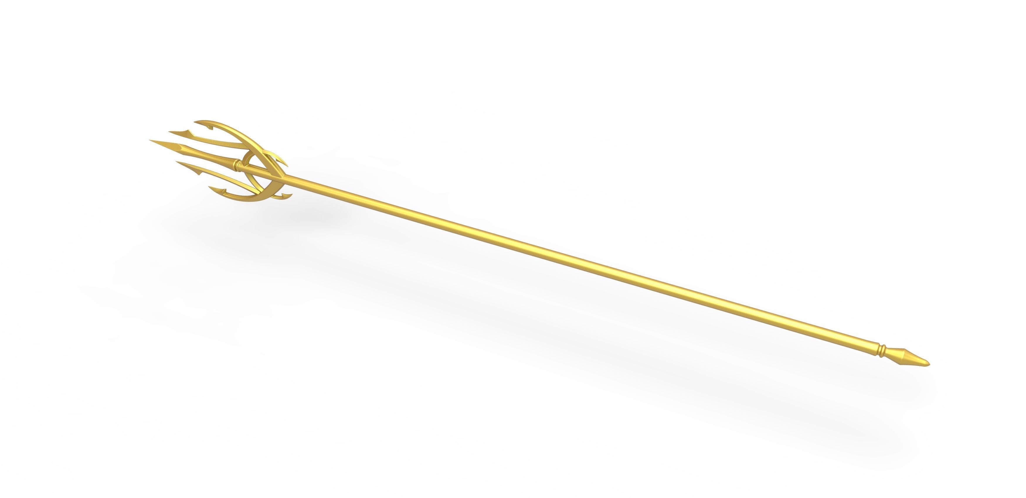Trident of Mera Queen of Atlantis 3D print model_8