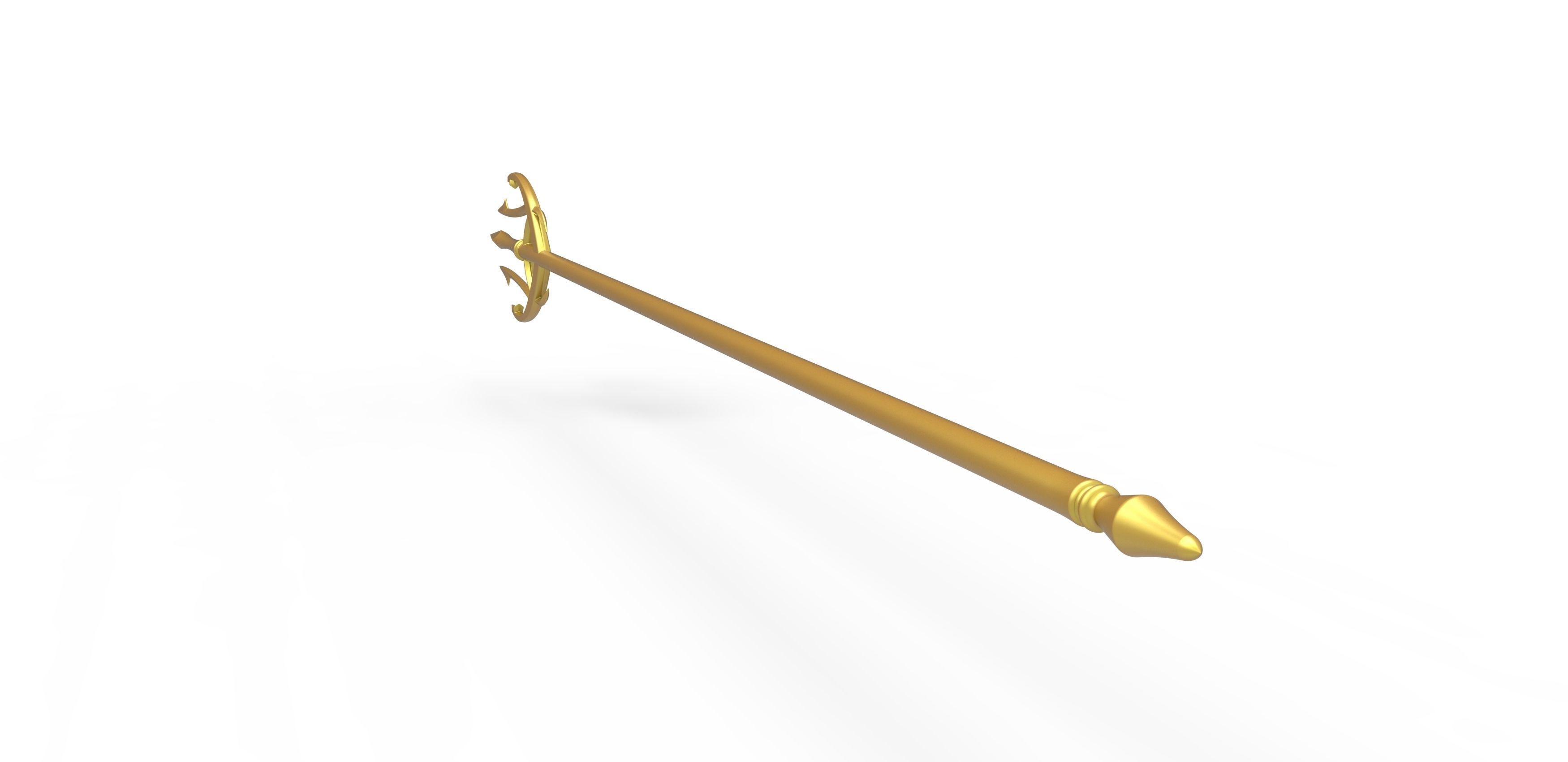 Trident of Mera Queen of Atlantis 3D print model_9