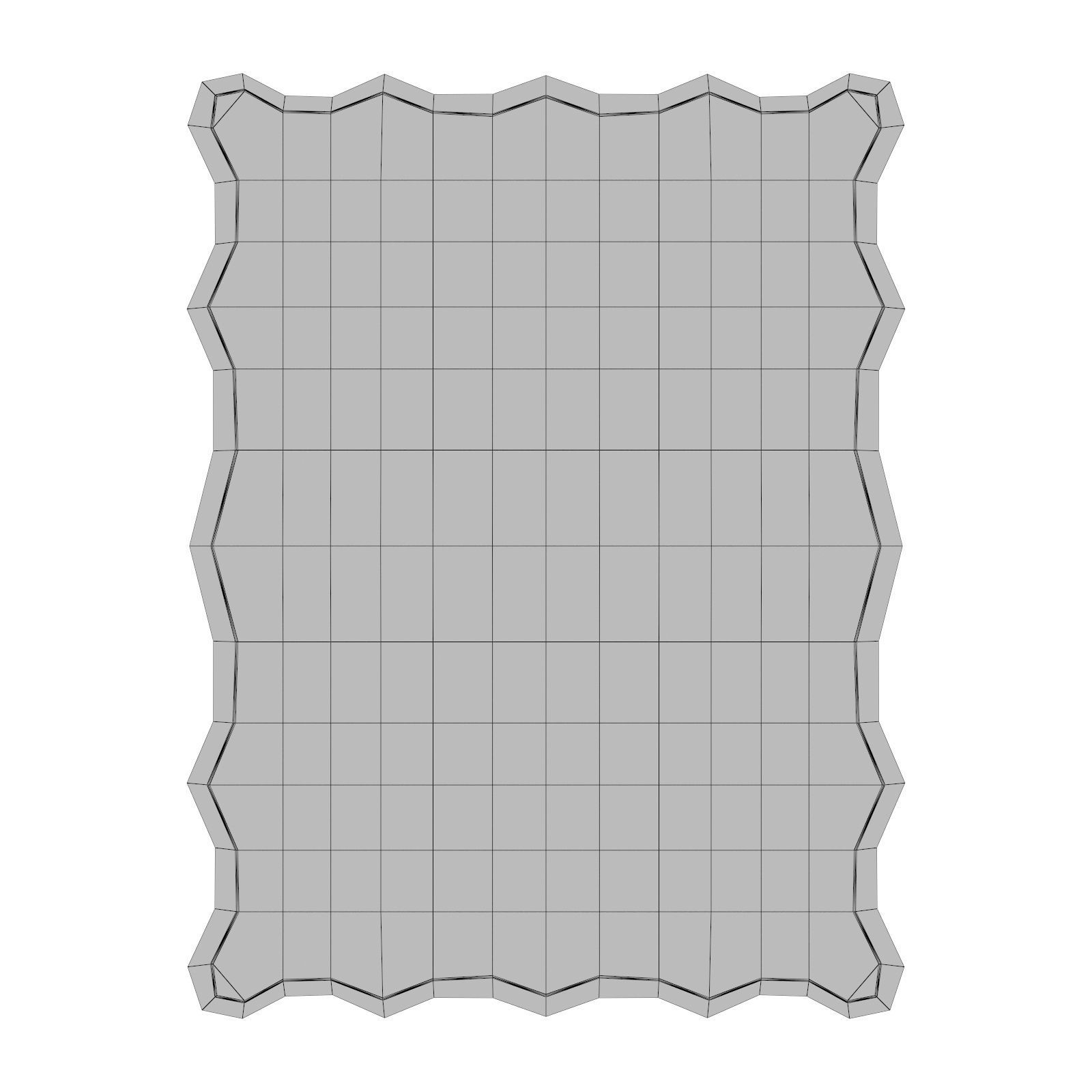 Redcliffe Frameless Wall Mirror WADL2710 3D model_4